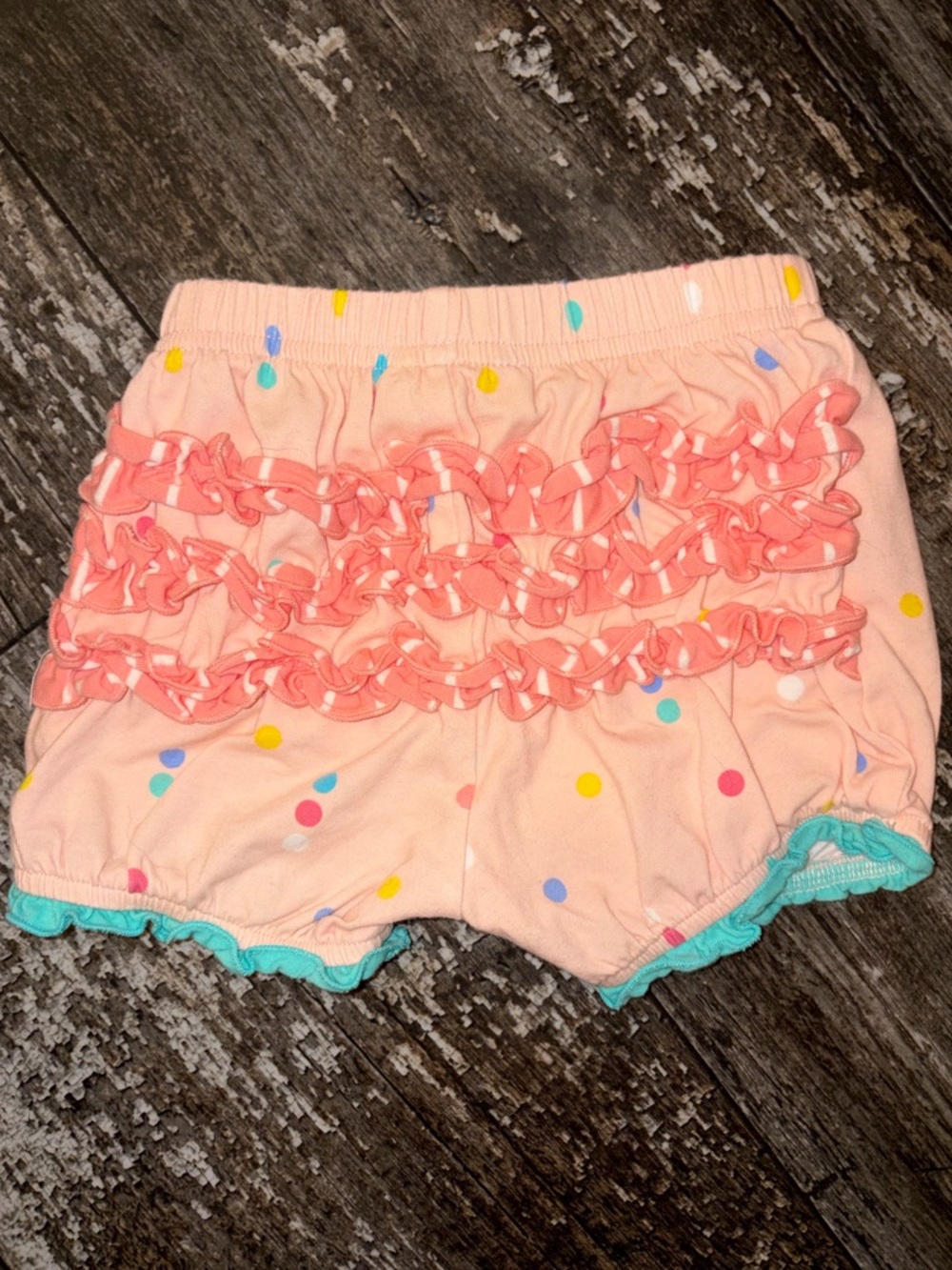 Matilda Jane Ruffle Bloomers - Pink Polka Dot